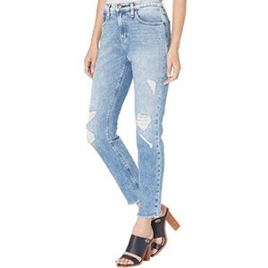 Hudson Relaxed Cropped Boyfriend Jean Raw Hem